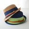 Panamanian Straw Jazz Hat for Men, English Style Beach Sun Hat, Woven Cool Summer Fedora Lightweight Travel Headwear
