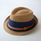Panamanian Straw Jazz Hat for Men, English Style Beach Sun Hat, Woven Cool Summer Fedora Lightweight Travel Headwear