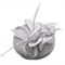 Elegant Women Wedding Fascinator Hat, Fashion Party Church Headpiece, Cocktail Feather Pillbox Headwear Hair Accessories