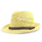 Women Summer Fashion Sun Cap, High Quality Paper Straw Hat, Dad Jazz Hat Men Cool Fedora Lightweight Wide Brim