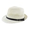 Women Summer Fashion Sun Cap, High Quality Paper Straw Hat, Dad Jazz Hat Men Cool Fedora Lightweight Wide Brim