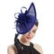 Kentucky Derby Sinamay Fascinator Hat for Women, Tea Party Teardrop Pillbox Hat, Elegant Headband for Cocktail, Wedding