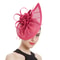 Kentucky Derby Sinamay Fascinator Hat for Women, Tea Party Teardrop Pillbox Hat, Elegant Headband for Cocktail, Wedding