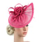 Kentucky Derby Sinamay Fascinator Hat for Women, Tea Party Teardrop Pillbox Hat, Elegant Headband for Cocktail, Wedding