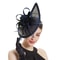 Kentucky Derby Sinamay Fascinator Hat for Women, Tea Party Teardrop Pillbox Hat, Elegant Headband for Cocktail, Wedding