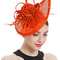 Kentucky Derby Sinamay Fascinator Hat for Women, Tea Party Teardrop Pillbox Hat, Elegant Headband for Cocktail, Wedding