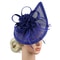 Kentucky Derby Sinamay Fascinator Hat for Women, Tea Party Teardrop Pillbox Hat, Elegant Headband for Cocktail, Wedding