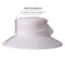Elegant Black White Flower Fascinators Cap, FS Summer Wide Brim Church Hats for Women, Beach Sunshade Bucket Hat Sombrer