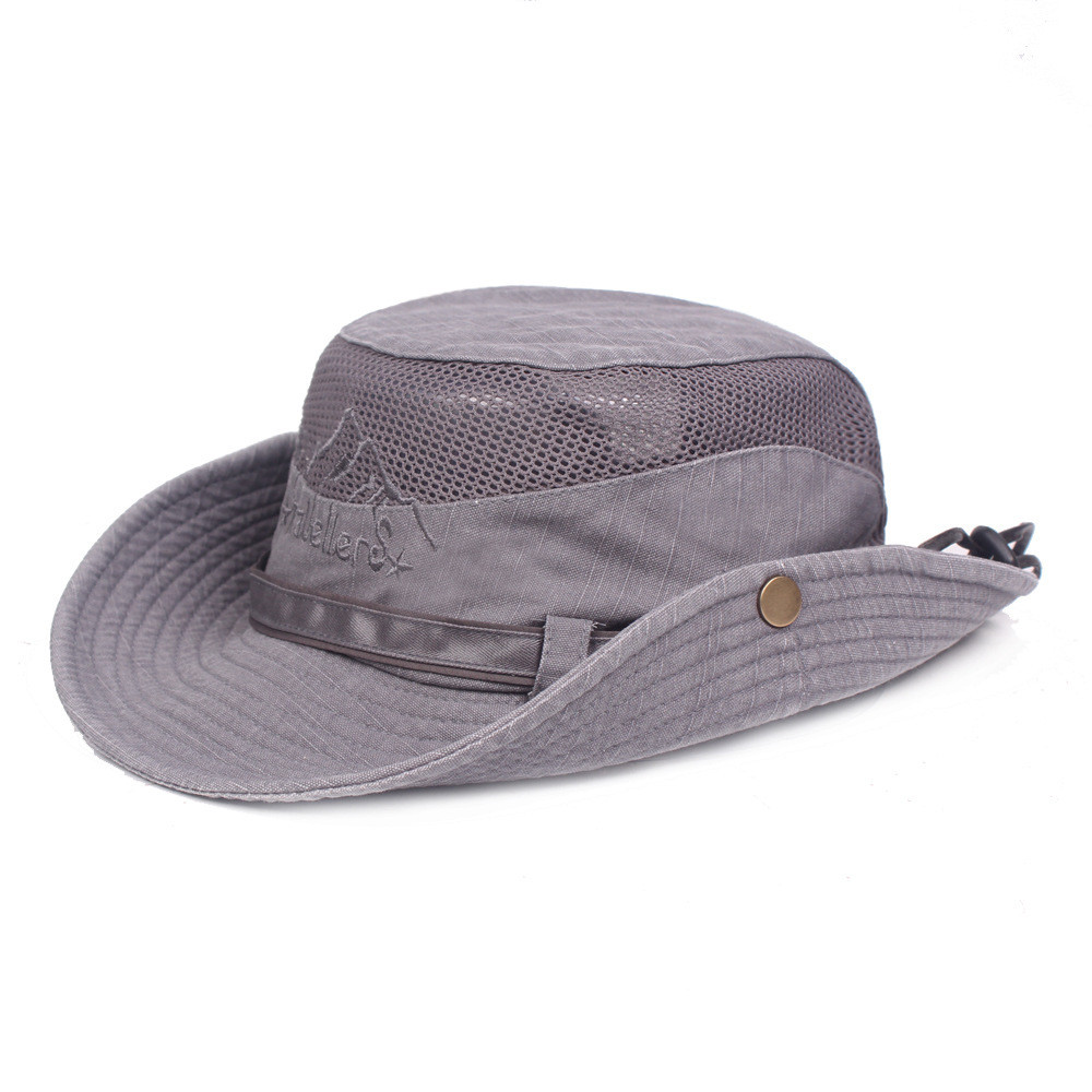 Summer Panama Style Mesh Bucket Hat Mens Breathable Design Perfect For Hiking Fishing Beach Sun Pro 1
