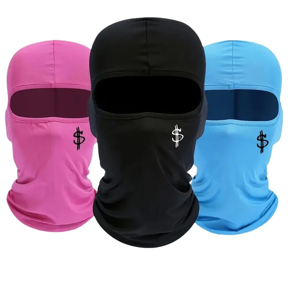 Outdoor Cycling Sun Protection Hat US Dollar Printed Balaclava Single Hole Face Mask For Men And Wo 0