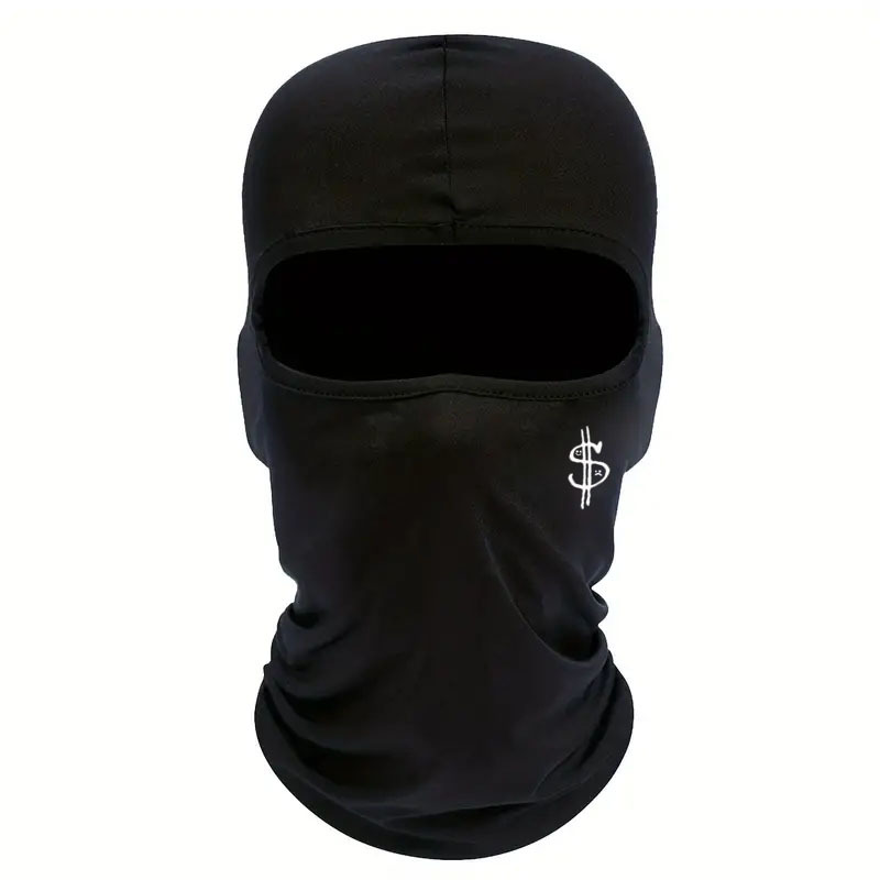Outdoor Cycling Sun Protection Hat US Dollar Printed Balaclava Single Hole Face Mask For Men And Wo 1