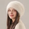Leisure Warm Elastic Beanie 1pc Women Winter Knit Hat Multifunctional Skull Cap For Ski And Valenti 0