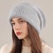 Leisure Warm Elastic Beanie 1pc Women Winter Knit Hat Multifunctional Skull Cap For Ski And Valenti 6
