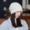 Leisure Warm Elastic Beanie 1pc Women Winter Knit Hat Multifunctional Skull Cap For Ski And Valenti 2