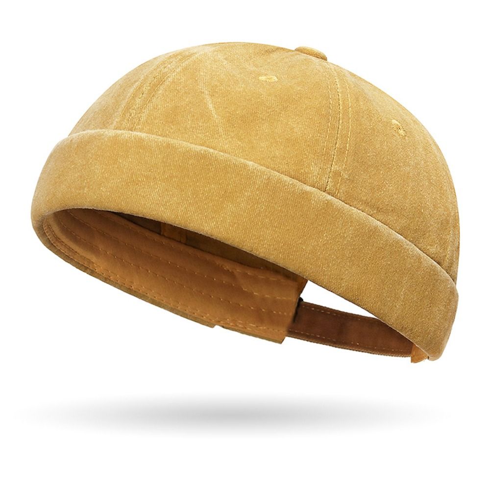 Brimless Fashion Hip Hop Beanie, Street Style Hat, Men Skullcap, Women Docker Fisherman Beanie, Spring Melon Cap