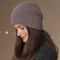 New Women Winter Hat Fashion Decorate Beanie Hat Warm Winter Cap For Female Casual Streetwear Knitt 5