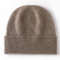 New 100 Pure Cashmere Women Hat Winter Soft Warm Knitted Headgear Lady Fashion Casual Thicken Cap 2