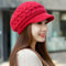 Winter Women Fashion Warm Beret Knit Crochet Beanie Hat Braided Baggy Ski Cap 3