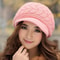 Winter Women Fashion Warm Beret Knit Crochet Beanie Hat Braided Baggy Ski Cap 4