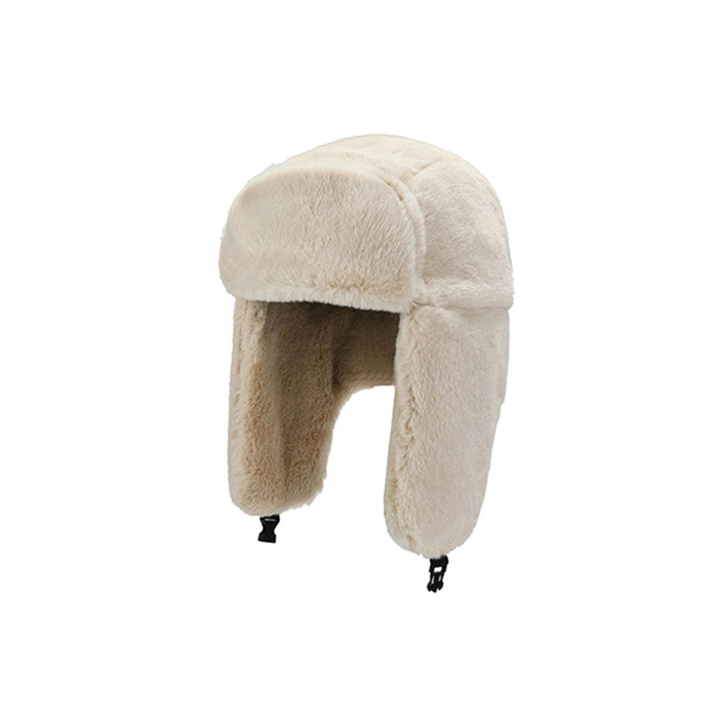 Warm Winter Hat for Men Women, Thick Plush Russian Ushanka, Trapper Snow Cap with Earflap Bonnet