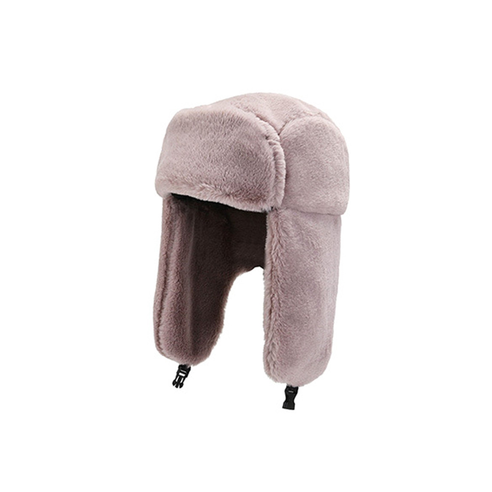 Warm Winter Hat for Men Women, Thick Plush Russian Ushanka, Trapper Snow Cap with Earflap Bonnet
