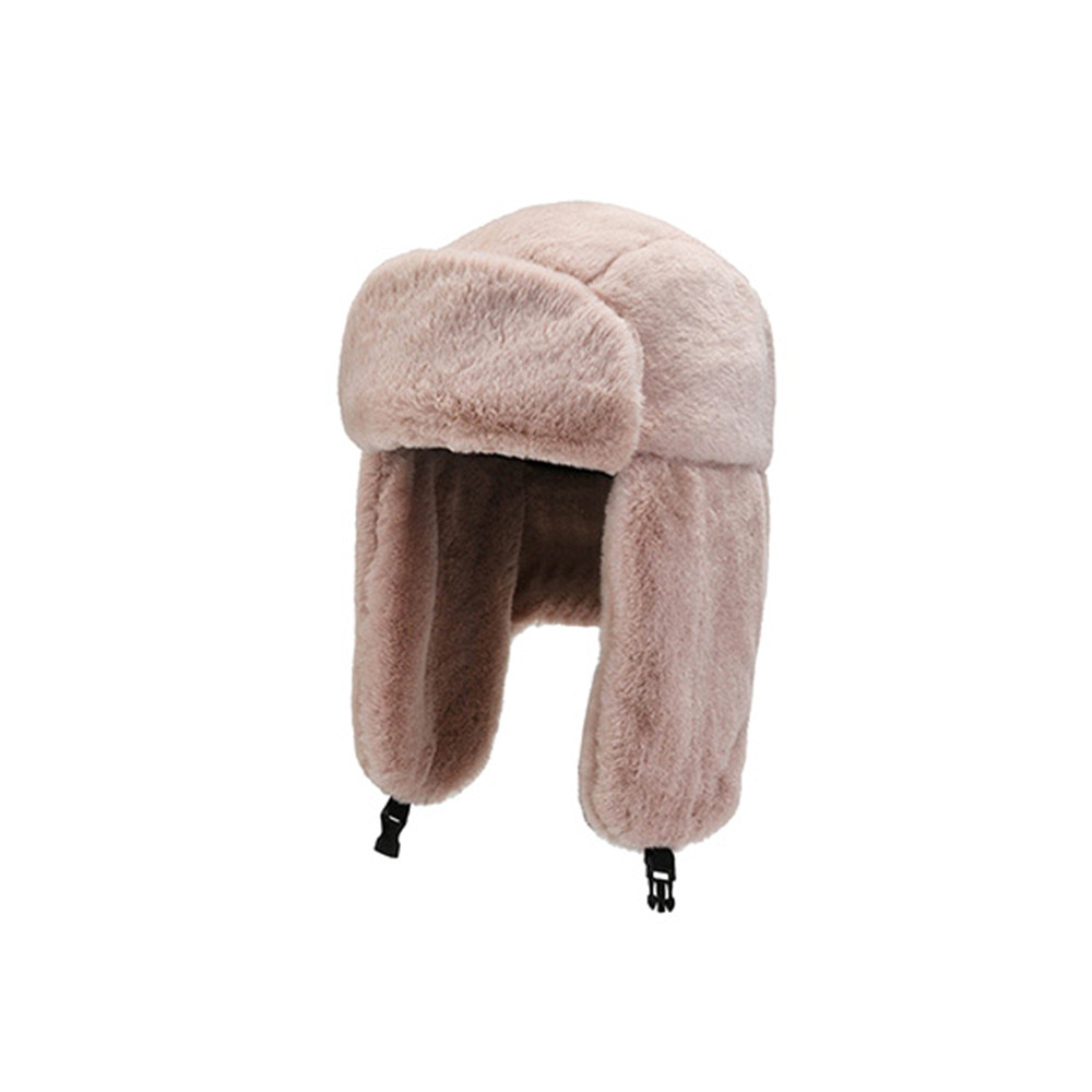 Warm Winter Hat for Men Women, Thick Plush Russian Ushanka, Trapper Snow Cap with Earflap Bonnet