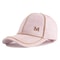 Women Rhinestone Letter M Baseball Cap Spring Adjustable Hip Hop Hat Fashion Shiny Cap For Outdoor
