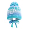 Trendy Streetwear Gradient Color Hat For Women Knitted Winter Pompoms Cap With Rope Warm Dandy Hat 11