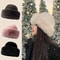Warm Thick Fleece Bucket Hat For Women Simple And Casual Winter Hat Fashionable Outdoor Skiing Cap 1