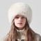 Warm Thick Fleece Bucket Hat For Women Simple And Casual Winter Hat Fashionable Outdoor Skiing Cap 3
