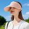 Foldable Straw Visor For Women Breathable Woven Summer Hat Adjustable Black Headband For Travel And 2