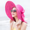 Straw Hat Korean Seaside Women Summer Beach Travel Foldable Big Hat Brim Fashion Sunshade Sunblock 7