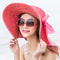Straw Hat Korean Seaside Women Summer Beach Travel Foldable Big Hat Brim Fashion Sunshade Sunblock 8