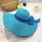 Straw Hat Korean Seaside Women Summer Beach Travel Foldable Big Hat Brim Fashion Sunshade Sunblock 18