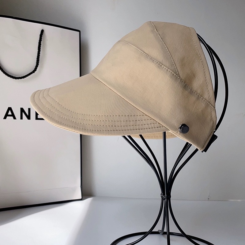 Women's Summer Empty Cap, Quick Dry Outdoor Visor, Thin Sunscreen Hat, Upgrade Style with Mask Holder.