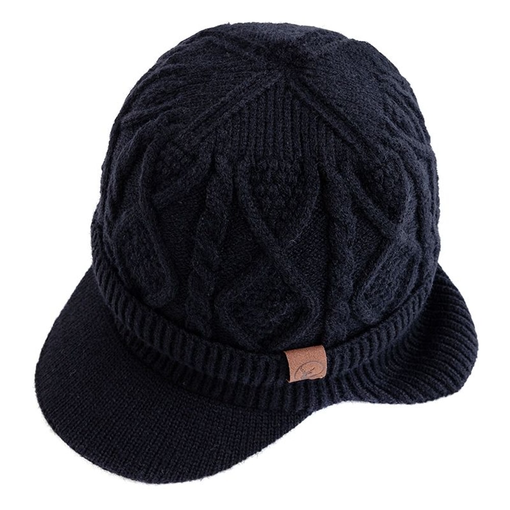 Winter Earflap Beanie For Cold Wind Protection Thick Knit Hat With Plush Lining 6