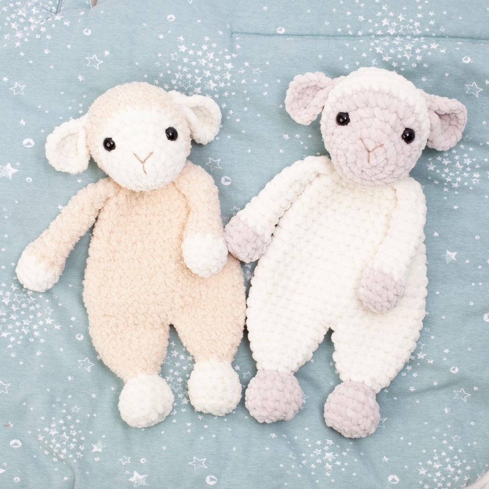 Crochet Sheep Snuggler Pattern Lamb Lovey Crochet Pattern 4