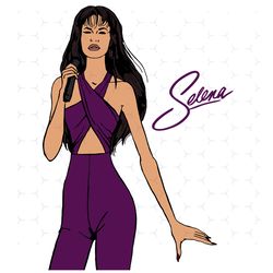 selena quintanilla singing svg, selena quintanilla, selenasvg, selena t shirt, como la flor svg, selena gift,