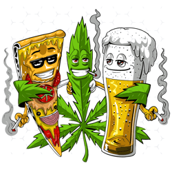 Weed Stoner, Trending Svg, Beer Pizza Smoking, Weed Svg, Cannabis Svg, Marijuana Svg, Ganja Svg, Pot Smoker Svg, Stoner