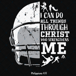 i can do all things through christ who strengthens me svg, sport svg, baseball svg, baseball cacher svg, sport day svg,