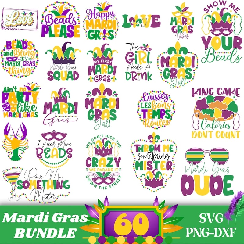 Mardi Gras SVG Bundle, Mardi Gras Clipart, Carnival svg silhouette, Masquerade Carnival SVG, Festival svg, Mardi Gras Carnival svg2.jpg