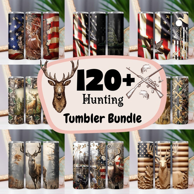 120+ Hunting tumbler wrap Deer Hunting life 20oz Skinny Tumbler Sublimation Designs, Hunting PNG File Digital Download Camo Tumbler wrap png1.jpg