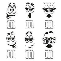 m&m faces png, trending png, m and m png, m face letter png, m face bundle png, sweets candy png, chocolate candy png, c