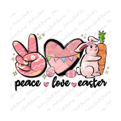 Peace love Easter png sublimation design download, Easter Day png
