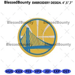 golden state warriors symbol machine embroidery download, golden state warriors nba digita