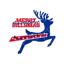 merry billsmas reindeer xmas lights svg
