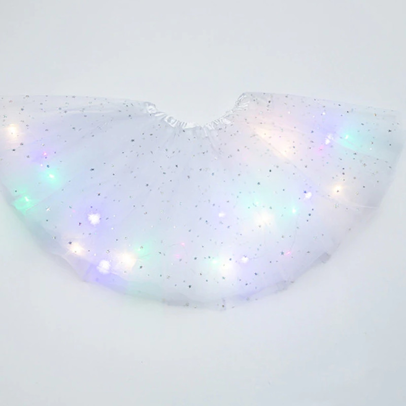 Interactive lightup skirts for children