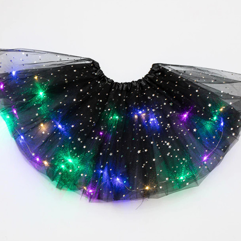 LED light tutu skirt for birthdays