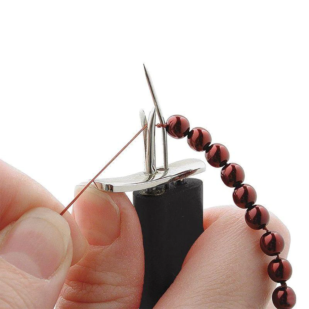 bead knotting tool for pearl necklace