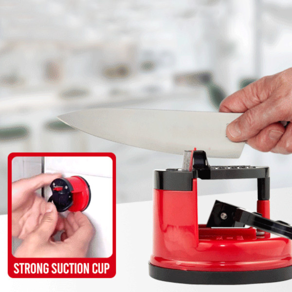 Improved Suction Cup Knife Sharpener - Inspire Uplift